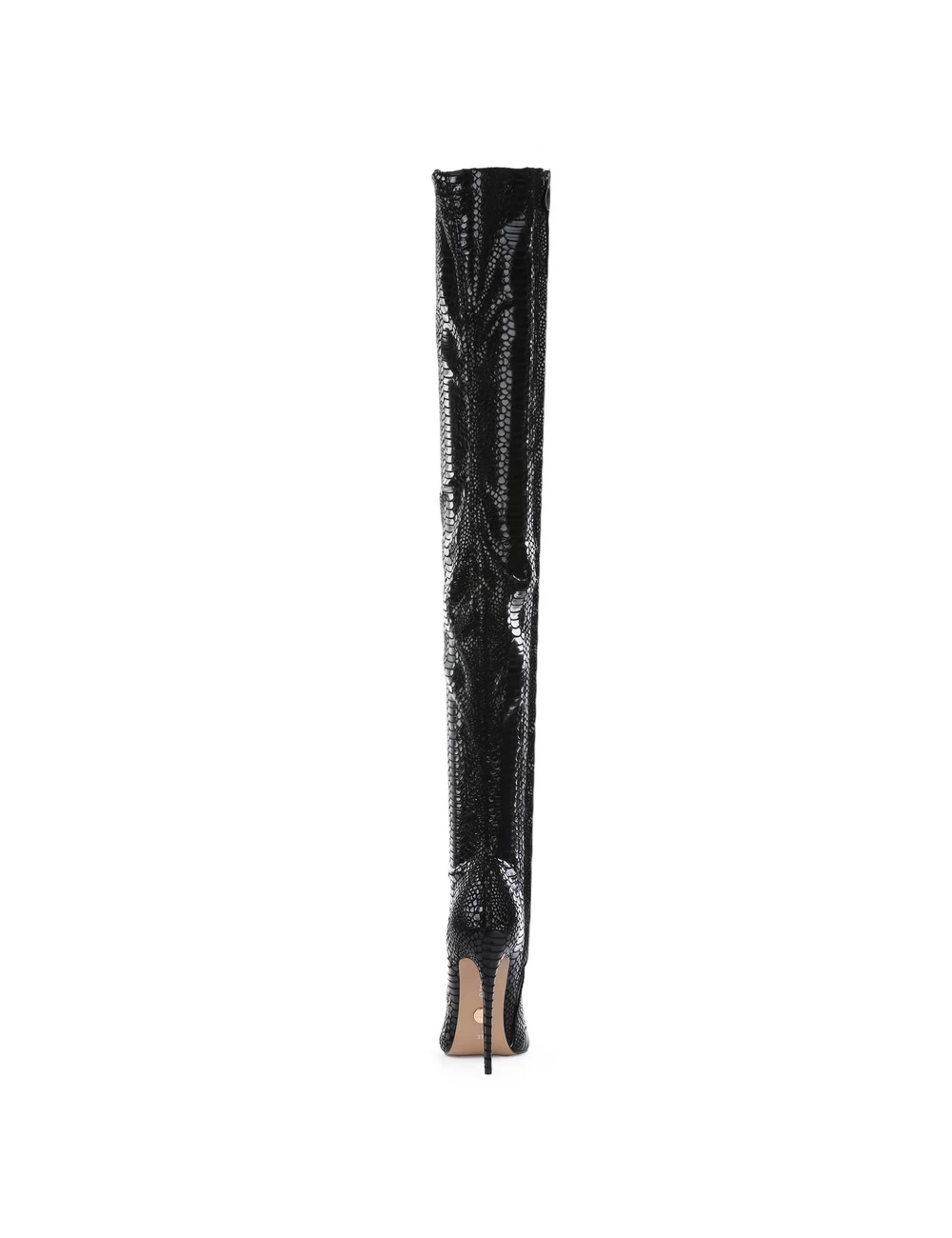 Giaro Giaro BELINDA BLACK SNAKE THIGH BOOTS 3 Giaro Giaro BELINDA BLACK SNAKE THIGH BOOTS - Image 3