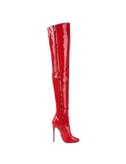 Giaro Giaro BELINDA RED SHINY THIGH BOOTS -Urban Sole Shop giaro giaro belinda red shiny thigh boots 3