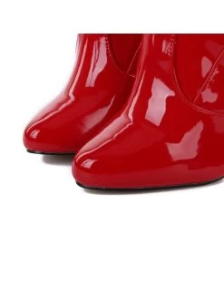Giaro Giaro BELINDA RED SHINY THIGH BOOTS -Urban Sole Shop giaro giaro belinda red shiny thigh boots 7