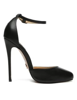 Giaro Giaro BELLA BLACK MATTE OPEN PUMPS -Urban Sole Shop giaro giaro bella black matte open pumps 3