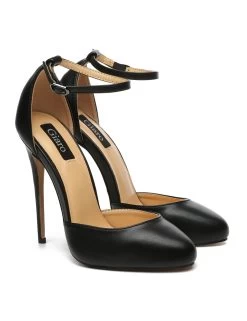 Giaro Giaro BELLA BLACK MATTE OPEN PUMPS -Urban Sole Shop giaro giaro bella black matte open pumps 5