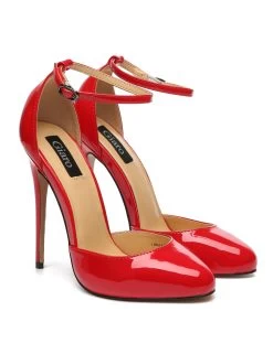 Giaro Giaro BELLA RED SHINY OPEN PUMPS 16 Giaro Giaro BELLA RED SHINY OPEN PUMPS -Urban Sole Shop giaro giaro bella red shiny open pumps 5