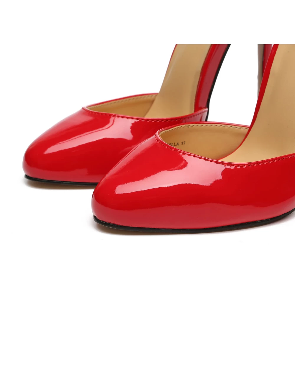 Giaro Giaro BELLA RED SHINY OPEN PUMPS 9 Giaro Giaro BELLA RED SHINY OPEN PUMPS - Image 9