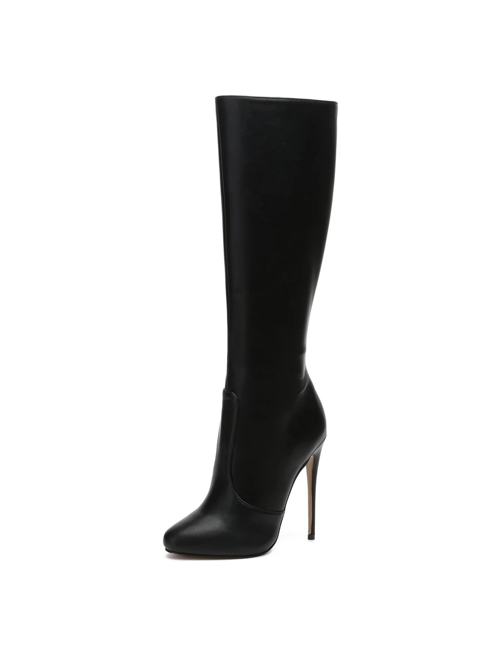Giaro Giaro BRANDY BLACK MATTE KNEE BOOTS 2 Giaro Giaro BRANDY BLACK MATTE KNEE BOOTS - Image 2
