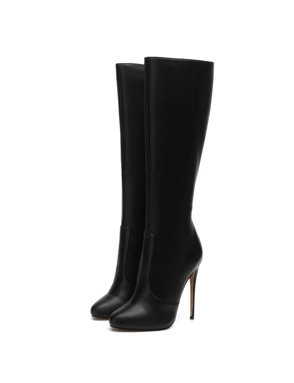 Giaro Giaro BRANDY BLACK MATTE KNEE BOOTS 8 Giaro Giaro BRANDY BLACK MATTE KNEE BOOTS - Image 8