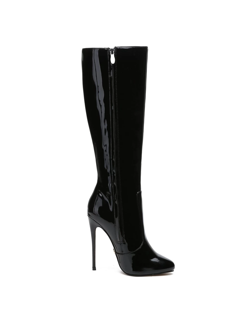 Giaro Giaro BRANDY BLACK SHINY KNEE BOOTS 4 Giaro Giaro BRANDY BLACK SHINY KNEE BOOTS - Image 4