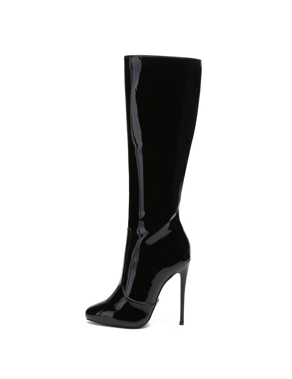 Giaro Giaro BRANDY BLACK SHINY KNEE BOOTS 1 Giaro Giaro BRANDY BLACK SHINY KNEE BOOTS