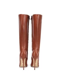 Giaro Giaro BRANDY BROWN MATTE KNEE BOOTS -Urban Sole Shop giaro giaro brandy brown matte knee boots 7