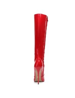 Giaro Giaro BRANDY RED SHINY KNEE BOOTS -Urban Sole Shop giaro giaro brandy red shiny knee boots 2