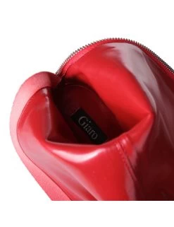 Giaro Giaro Cameron Red Shiny Knee Boots - Back Zipper -Urban Sole Shop giaro giaro cameron red shiny knee boots back zipp 9