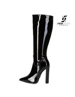 Giaro Giaro Fashion Knee Boots TAKEN In Black Patent