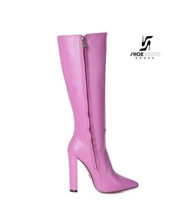 Giaro Giaro Fashion Knee Boots TAKEN In Pink -Urban Sole Shop giaro giaro fashion knee boots taken in pink 2