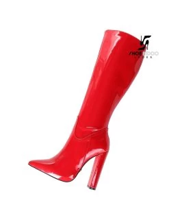 Giaro Giaro Fashion Knee Boots TAKEN In Red Patent -Urban Sole Shop giaro giaro fashion knee boots taken in red patent 8