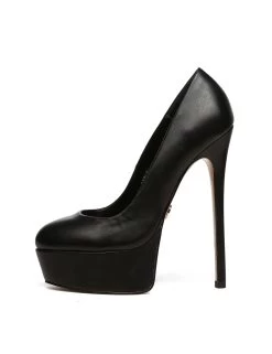 Giaro Giaro KIKI BLACK MATTE PLATFORM PUMPS