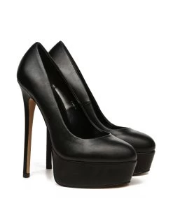 Giaro Giaro KIKI BLACK MATTE PLATFORM PUMPS -Urban Sole Shop giaro giaro kiki black matte platform pumps 5