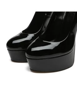 Giaro Giaro KIKI BLACK SHINY PLATFORM PUMPS -Urban Sole Shop giaro giaro kiki black shiny platform pumps 8