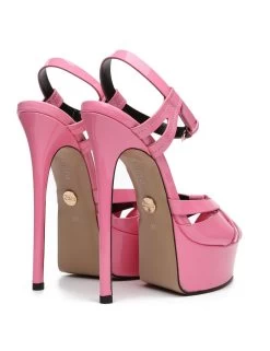 Giaro Giaro KORI FUCHSIA SHINY SANDALS -Urban Sole Shop giaro giaro kori fuchsia shiny sandals 6