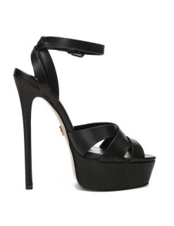 Giaro Giaro KROSS BLACK MATTE SANDALS -Urban Sole Shop giaro giaro kross black matte sandals 3