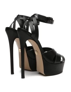 Giaro Giaro KROSS BLACK MATTE SANDALS -Urban Sole Shop giaro giaro kross black matte sandals 6