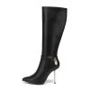 Giaro Giaro LEANDRA BLACK MATTE KNEE BOOTS