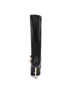 Giaro Giaro LEANDRA BLACK MATTE KNEE BOOTS -Urban Sole Shop giaro giaro leandra black matte knee boots 2
