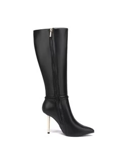 Giaro Giaro LEANDRA BLACK MATTE KNEE BOOTS -Urban Sole Shop giaro giaro leandra black matte knee boots 3