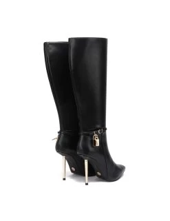 Giaro Giaro LEANDRA BLACK MATTE KNEE BOOTS -Urban Sole Shop giaro giaro leandra black matte knee boots 7