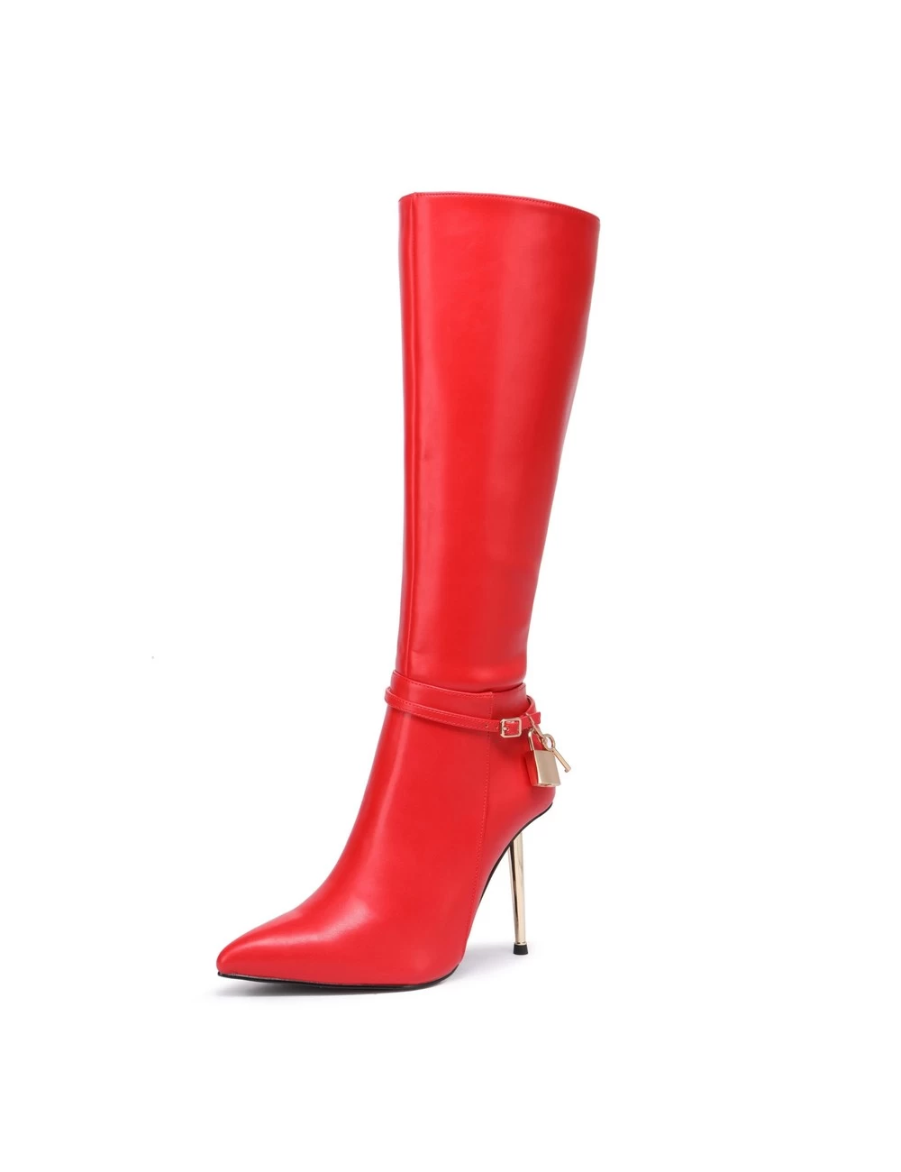 Giaro Giaro LEANDRA RED MATTE KNEE BOOTS 2 Giaro Giaro LEANDRA RED MATTE KNEE BOOTS - Image 2