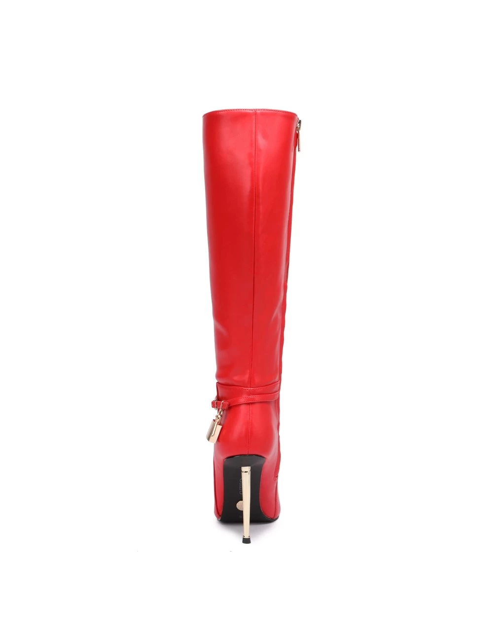Giaro Giaro LEANDRA RED MATTE KNEE BOOTS 3 Giaro Giaro LEANDRA RED MATTE KNEE BOOTS - Image 3