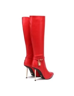 Giaro Giaro LEANDRA RED MATTE KNEE BOOTS 18 Giaro Giaro LEANDRA RED MATTE KNEE BOOTS -Urban Sole Shop giaro giaro leandra red matte knee boots 7