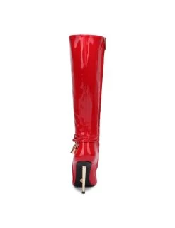 Giaro Giaro LEANDRA RED SHINY KNEE BOOTS -Urban Sole Shop giaro giaro leandra red shiny knee boots 2