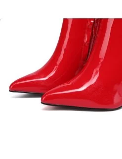 Giaro Giaro LEANDRA RED SHINY KNEE BOOTS -Urban Sole Shop giaro giaro leandra red shiny knee boots 6