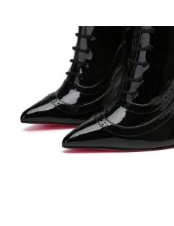 Giaro Giaro MILANA BLACK SHINY LACE KNEE BOOTS -Urban Sole Shop giaro giaro milana black shiny lace knee boots 6