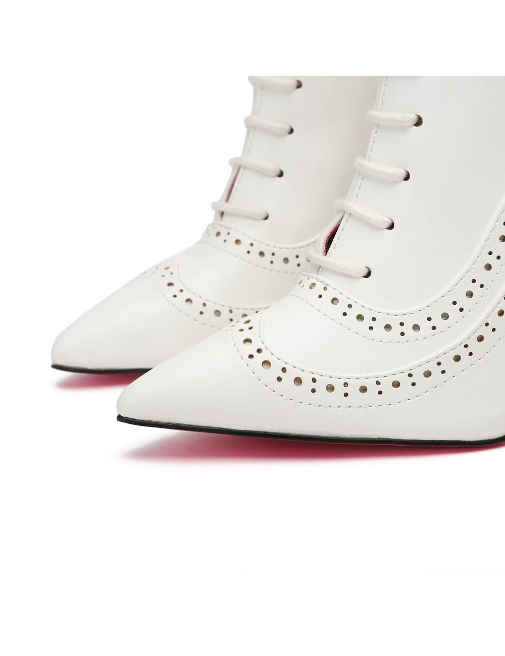 Giaro Giaro MILANA WHITE MATTE LACE KNEE BOOTS 10 Giaro Giaro MILANA WHITE MATTE LACE KNEE BOOTS - Image 10