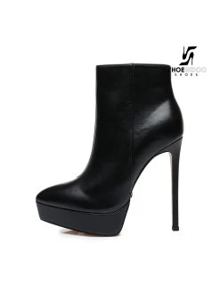 Giaro Giaro Platform Ankle Boots STACK In Black