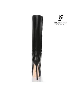 Giaro Giaro Platform Knee Boots SARAYA In Black -Urban Sole Shop giaro giaro platform knee boots saraya in black 4