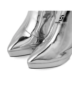 Giaro Giaro Platform Knee Boots SARAYA In Silver Shiny 15 Giaro Giaro Platform Knee Boots SARAYA In Silver Shiny -Urban Sole Shop giaro giaro platform knee boots saraya in silver s 5