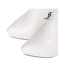 Giaro Giaro Platform Knee Boots SARAYA In White -Urban Sole Shop giaro giaro platform knee boots saraya in white 3