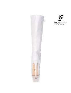 Giaro Giaro Platform Knee Boots SARAYA In White -Urban Sole Shop giaro giaro platform knee boots saraya in white 6