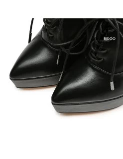 Giaro Giaro Platform Lace Up Pumps SNUG In Black With Red Lining -Urban Sole Shop giaro giaro platform lace up pumps snug in black w 9