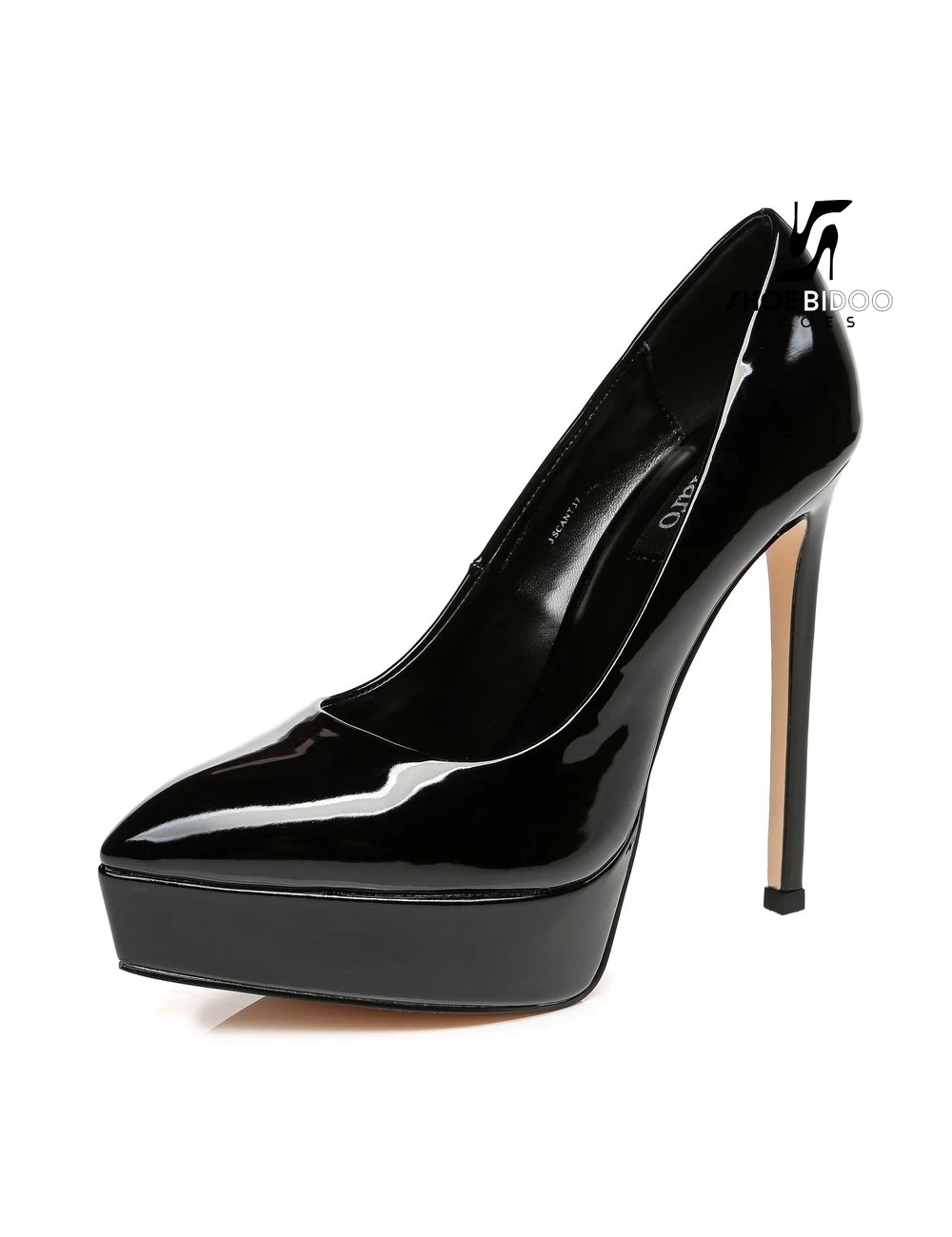 Giaro Giaro Platform Pumps SCANT In Black Patent 4 Giaro Giaro Platform Pumps SCANT In Black Patent - Image 4