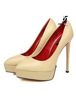 Giaro Giaro Platform Pumps SCANT In Nude -Urban Sole Shop giaro giaro platform pumps scant in nude 5