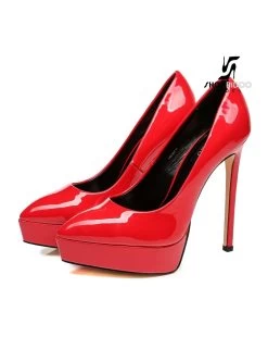 Giaro Giaro Platform Pumps SCANT In Red Patent 16 Giaro Giaro Platform Pumps SCANT In Red Patent -Urban Sole Shop giaro giaro platform pumps scant in red patent 5