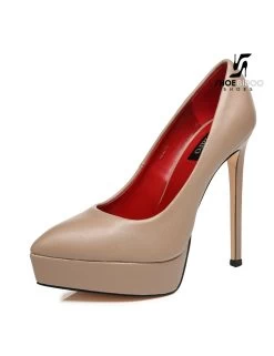 Giaro Giaro Platform Pumps SCANT In Taupe With Red Lining 14 Giaro Giaro Platform Pumps SCANT In Taupe With Red Lining -Urban Sole Shop giaro giaro platform pumps scant in taupe with red 3