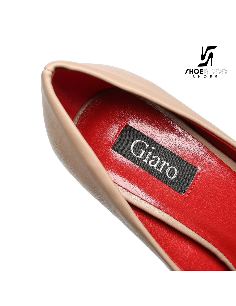 Giaro Giaro Platform Pumps SCANT In Taupe With Red Lining 5 Giaro Giaro Platform Pumps SCANT In Taupe With Red Lining - Image 5