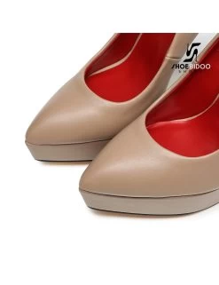 Giaro Giaro Platform Pumps SCANT In Taupe With Red Lining 16 Giaro Giaro Platform Pumps SCANT In Taupe With Red Lining -Urban Sole Shop giaro giaro platform pumps scant in taupe with red 5