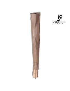 Giaro Giaro Platform Thigh Boots SPIRE In Taupe -Urban Sole Shop giaro giaro platform thigh boots spire in taupe 3