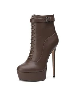 Giaro Giaro SADIE TAUPE MATTE OXFORD ANKLE BOOTS -Urban Sole Shop giaro giaro sadie taupe matte oxford ankle boots 6