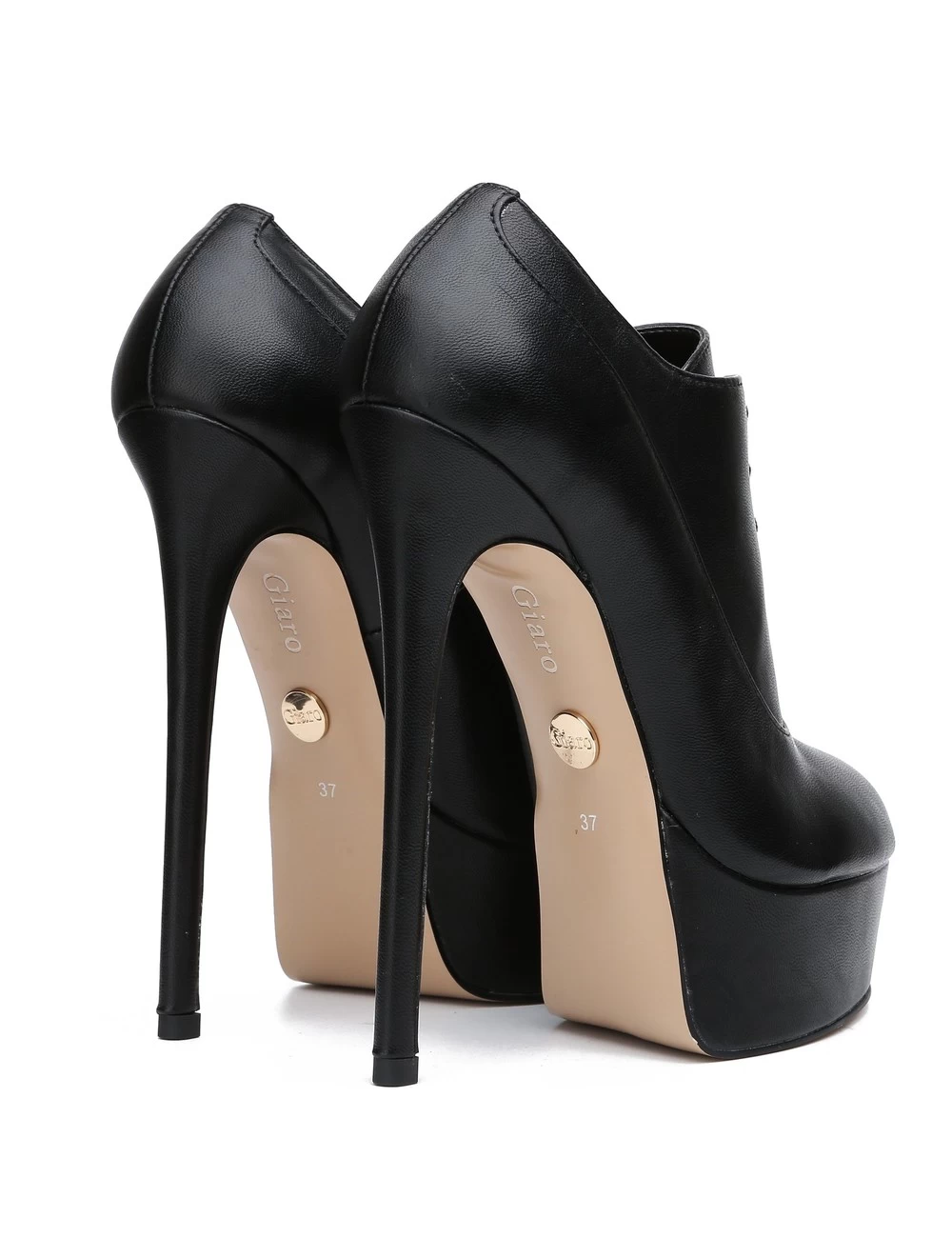 Giaro Giaro SASSY BLACK MATTE OXFORD PUMPS 6 Giaro Giaro SASSY BLACK MATTE OXFORD PUMPS - Image 6