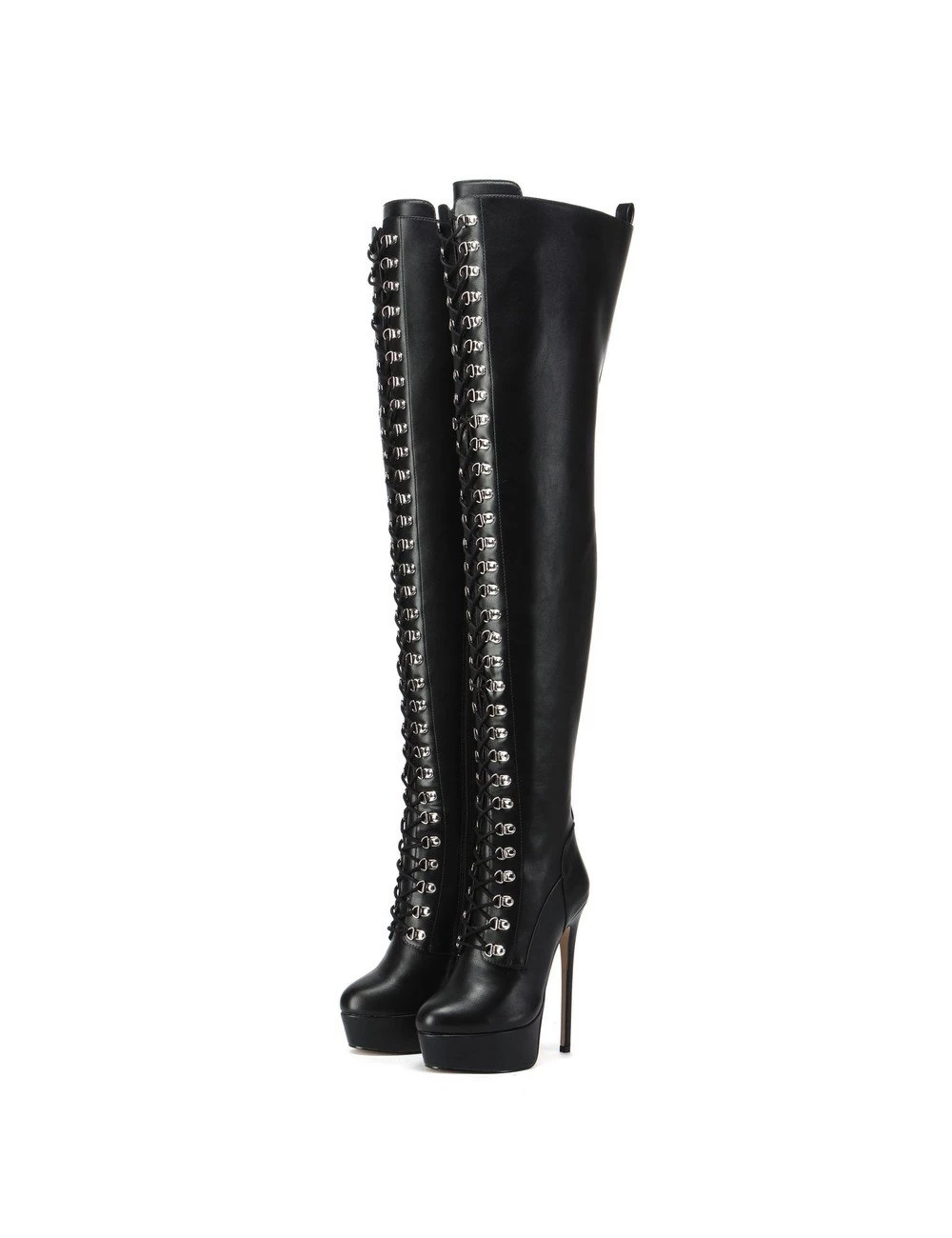 Giaro Giaro SLINKY BLACK MATTE FETISH Boots 6 Giaro Giaro SLINKY BLACK MATTE FETISH Boots - Image 6
